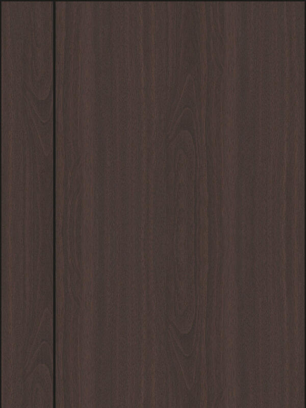 Орех американский шоколад, 800х2000, LR, з. M1895 BL (черный), без врезки п/петли, чёрная алюм. кромка с 4х ст.