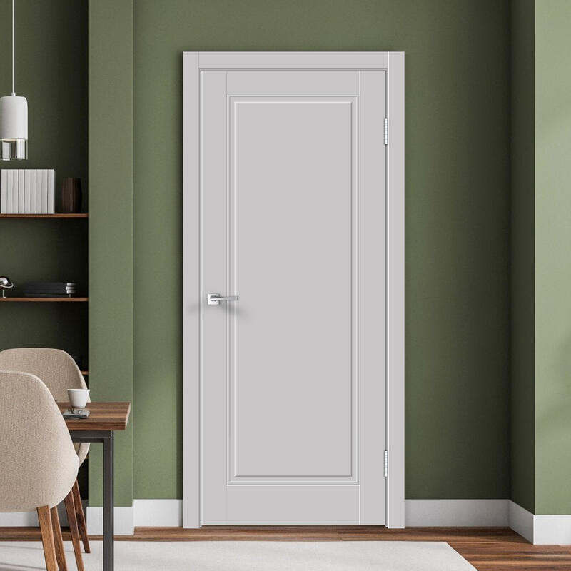 Светло-серый, 900х2000, LR, б/врезки замка и петель