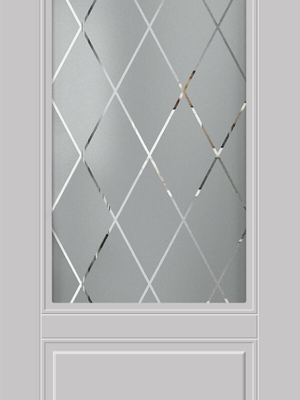 Светло-серый, 900х2000, LR, б/врезки замка и петель, стекло РОМБ Мателюкс