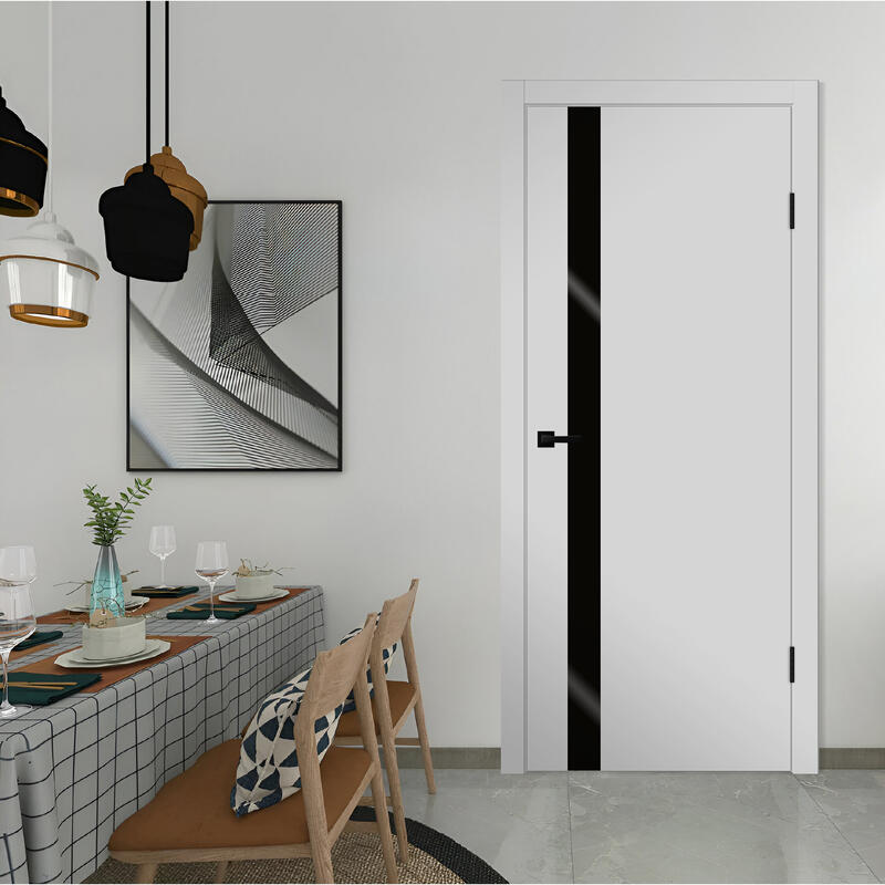 Светло-серый, 800х2000, LR, врезка п/з. 1895Р, без врезки п/петли, стекло Лакобель черное, б/отв. п/фурнитуру