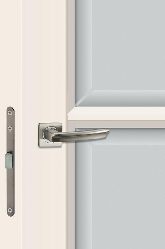 Слоновая кость, 800х2000, LR, б/врезки замка и петель, стекло Мателюкс, Английская Решетка