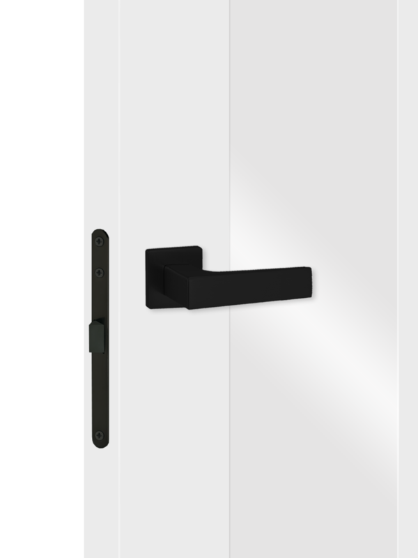 Белый, 900х2000, LR, б/врезки замка и петель, стекло Лакобель белое