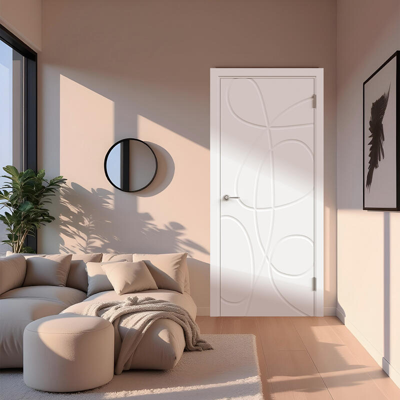 Белый, 700х2000, LR, б/врезки замка и петель