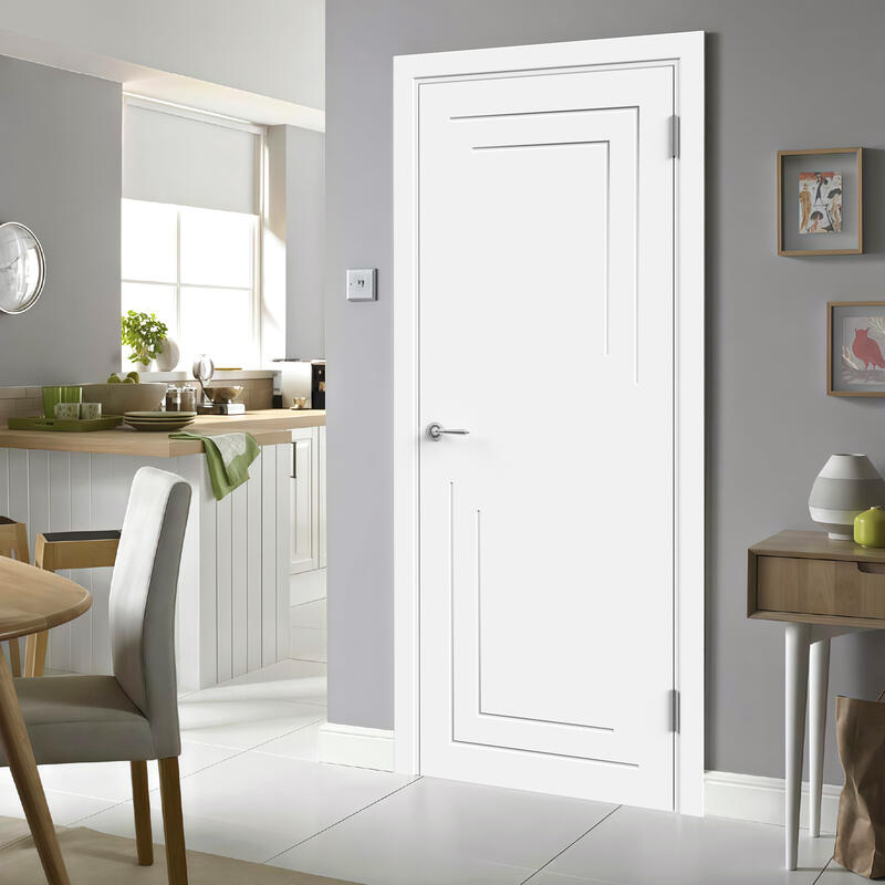 Белый, 700х2000, LR, б/врезки замка и петель