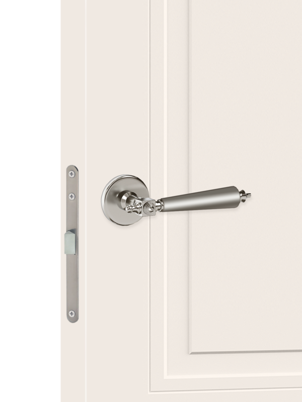 Слоновая кость, 600х2000, LR, врезка п/з. 1895, без врезки п/петли, б/отв. п/фурнитуру