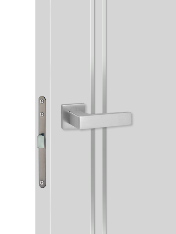 Светло-серый, 600х2000, LR, б/врезки замка и петель, молдинг цвет алюм.