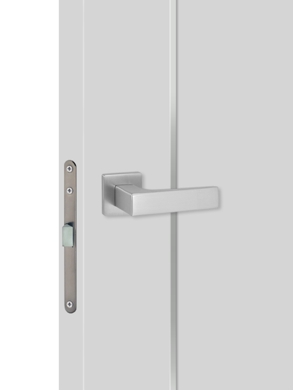 Светло-серый, 900х2000, LR, б/врезки замка и петель, молдинг цвет алюм.