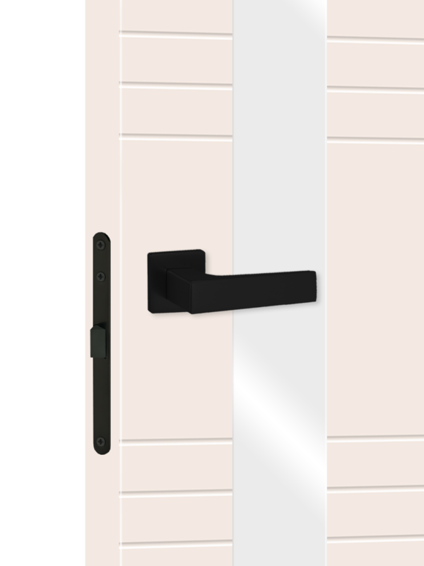 Слоновая кость, 800х2000, LR, врезка п/з. 1895Р, без врезки п/петли, стекло Лакобель белое, б/отв. п/фурнитуру