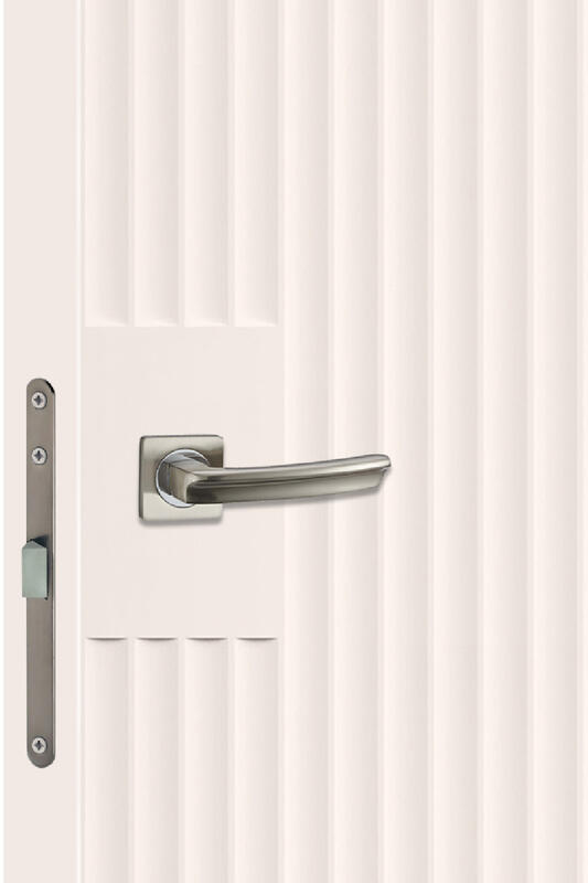 Слоновая кость, 700х2000, LR, б/врезки замка и петель, фрез. Волна