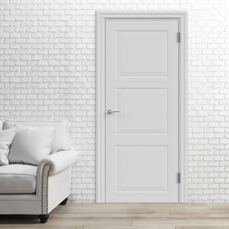 Светло-серый, 600х2000, LR, врезка п/з. 1895Р, без врезки п/петли, б/отв. п/фурнитуру