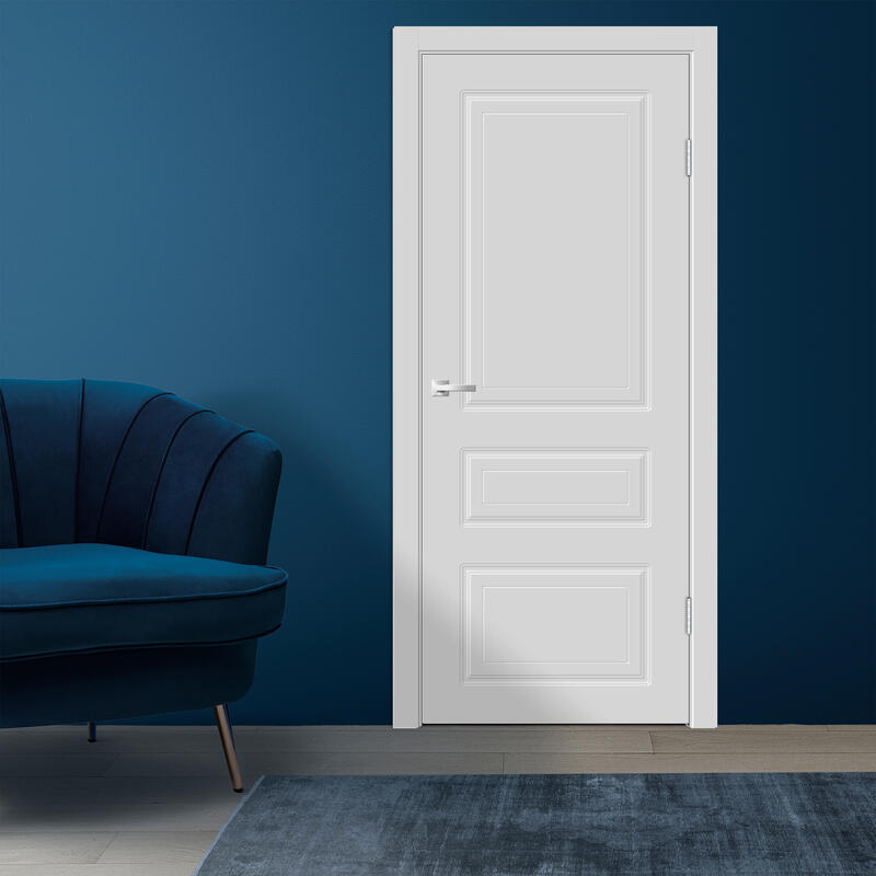 Светло-серый, 800х2000, LR, б/врезки замка и петель