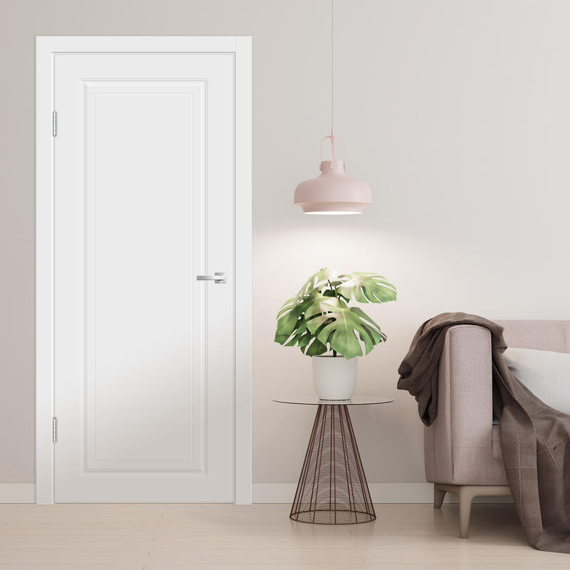 Белый, 700х2000, LR, б/врезки замка и петель