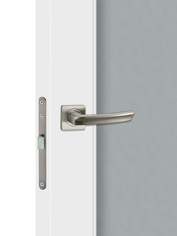 Белый, 900х2000, LR, б/врезки замка и петель, стекло Мателюкс