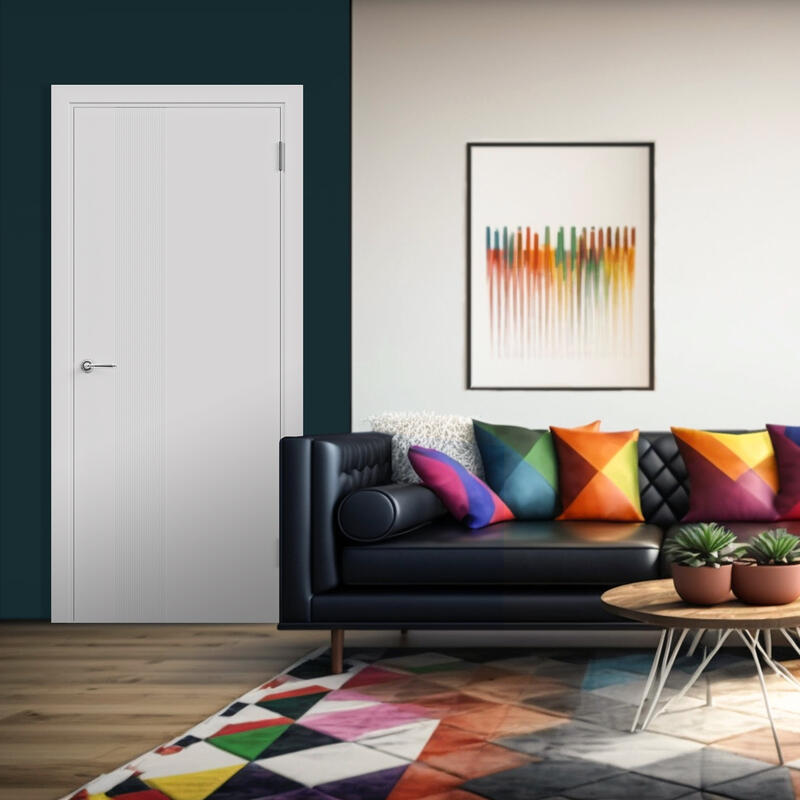 Светло-серый, 900х2000, LR, б/врезки замка и петель, фрез. Вельвет 1