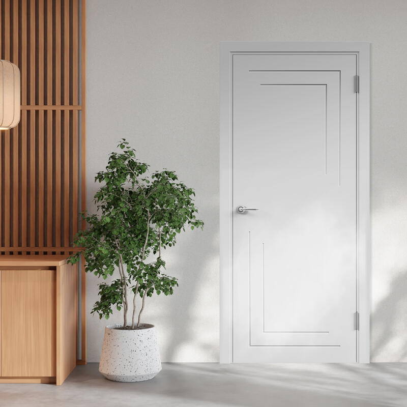 Светло-серый, 900х2000, LR, б/врезки замка и петель