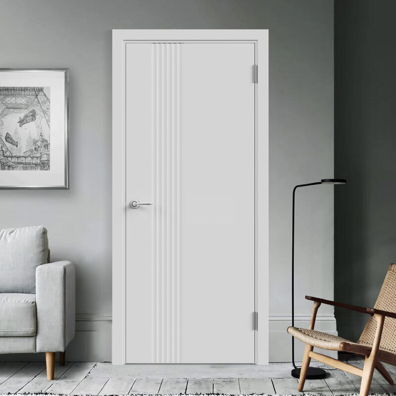 Светло-серый, 700х2000, LR, врезка п/з. M1895, без врезки п/петли, б/отв. п/фурнитуру, фрез. Волна, со стор. замка