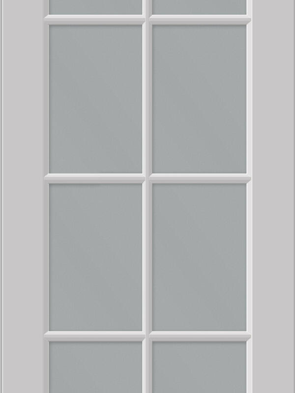 Светло-серый, 700х2000, LR, б/врезки замка и петель, стекло Мателюкс