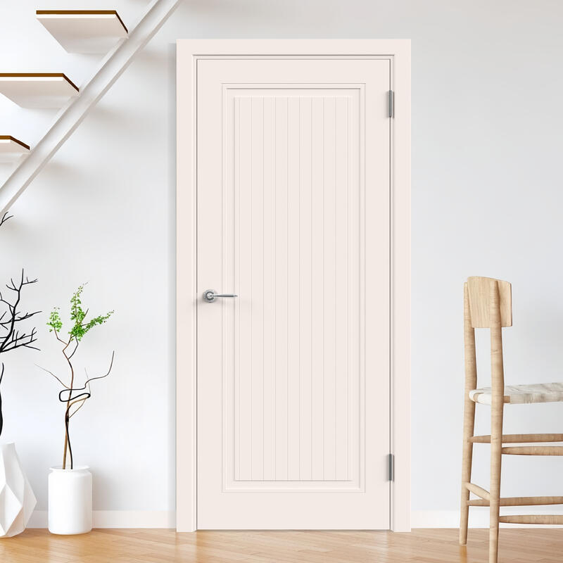 Слоновая кость, 600х2000, LR, б/врезки замка и петель, фрез. Вельвет 2