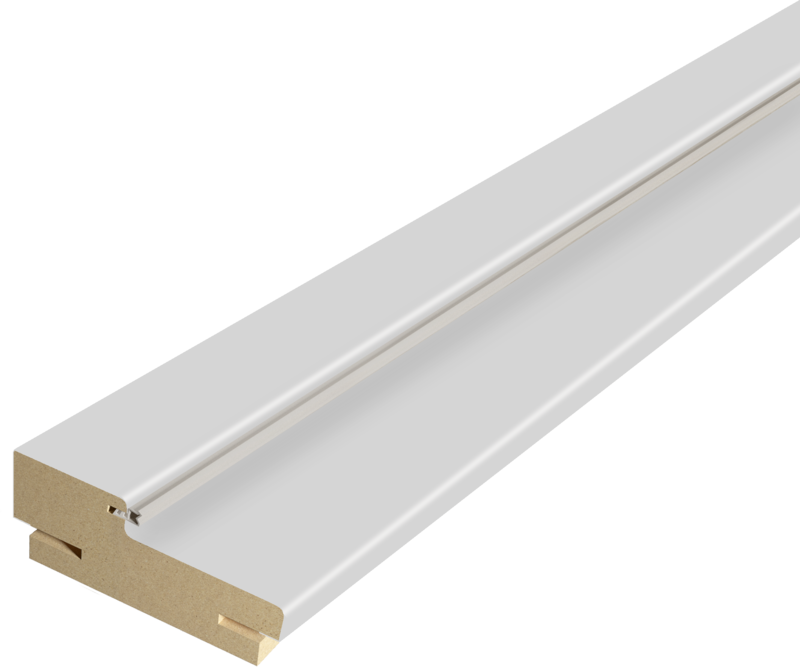 Дверная стойка эмаль 80х38х2400мм телескопическая (для дверей без притвора) 44 Светло-серый