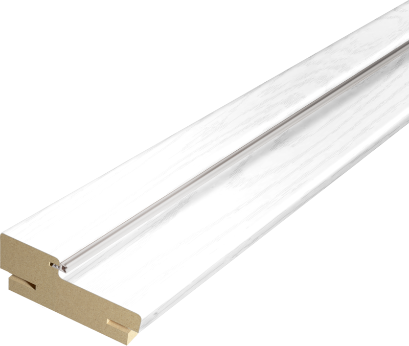 Дверная стойка SoftTouch 80х38х2400мм телескопическая (для дверей без притвора) 44 Ясень белый структурный