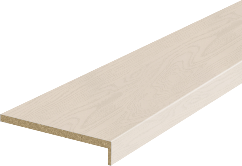 Дверной наличник SoftTouch телескопический L (8мм) Ясень капучино структурный 100х25х2200