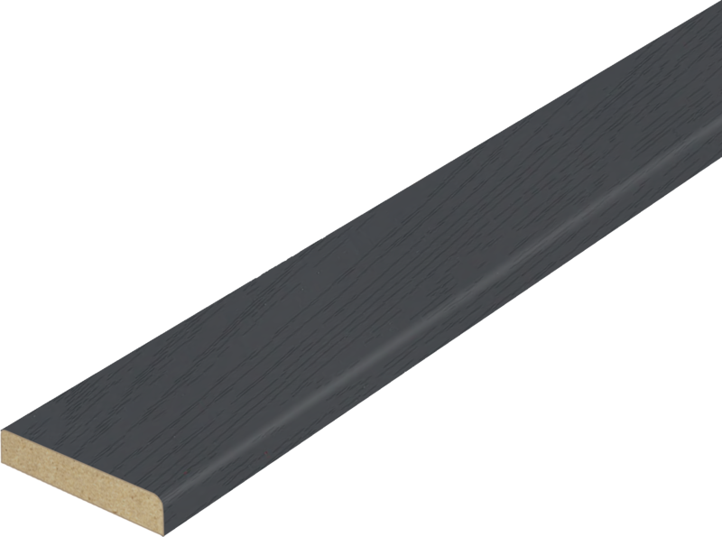 Дверной нащельник SoftTouch Ясень графит структурный 30х 8х2070