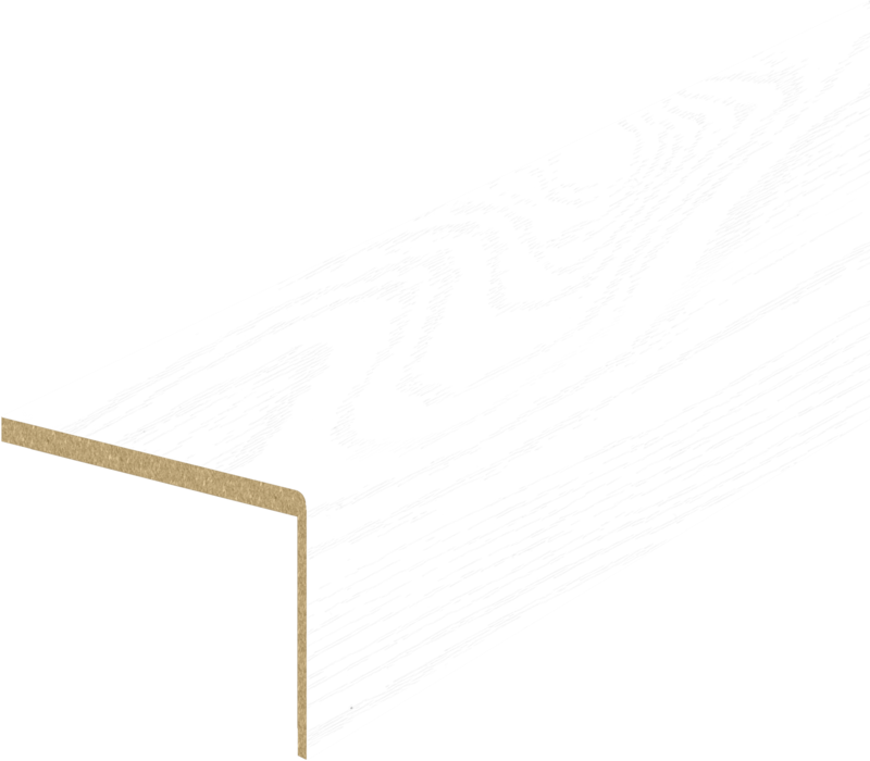 Дверной наличник SoftTouch телескопический L (8мм) под заказ Ясень белый структурный 70х70х2200