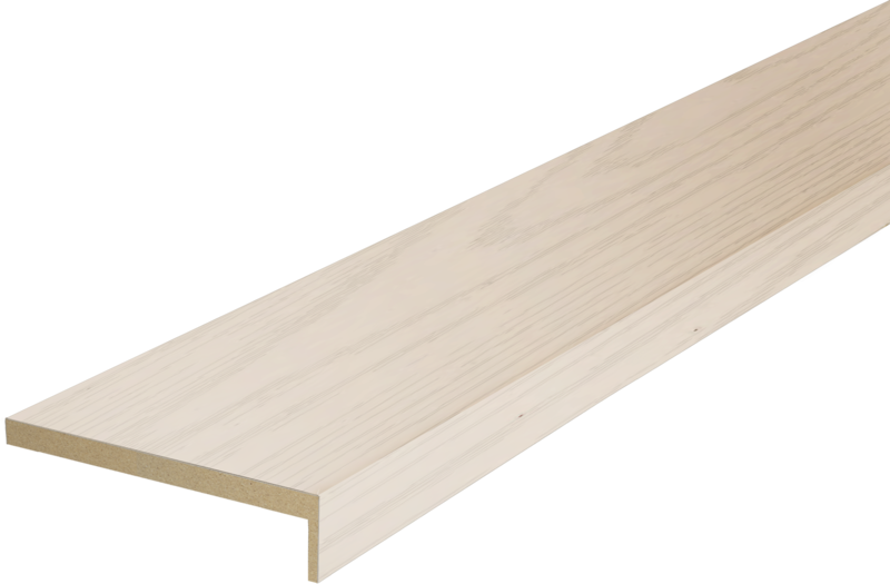 Дверной наличник SoftTouch телескопический L (8мм), Ясень капучино структурный 70х25х2150