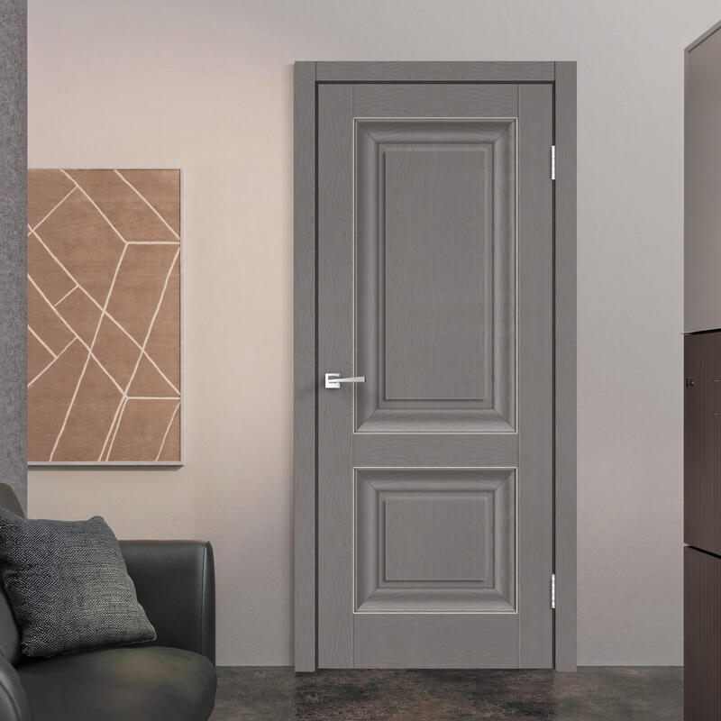 Ясень грей структурный, 600х2000, LR, б/врезки замка и петель, молдинг Ясень капучино структурный