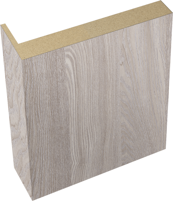 Дверной наличник ECO FLEX телескопический L (8мм) Дуб анкор нордик 100х25х2200