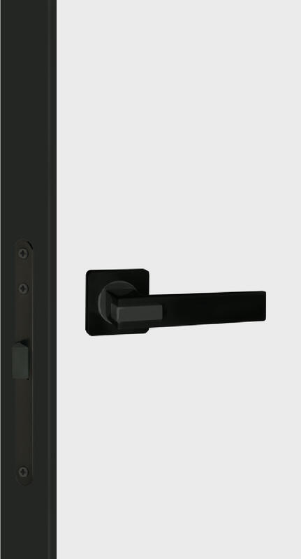 600х2000, LR, з. M1895 BL (черный), врезка п/скр. п. Kubica K6360/38 2шт, чёрная алюм. кромка с 4х ст.