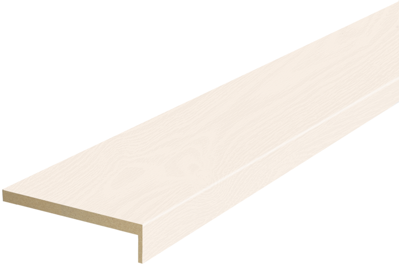 Дверной наличник полипропилен телескопический L (8мм) цвет Молочный текстурированный 70х25х2200