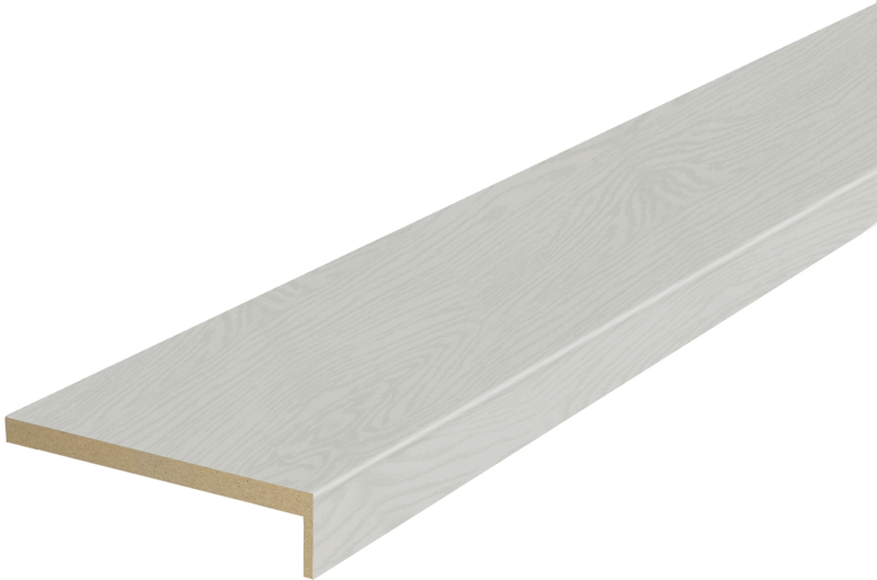 Дверной наличник полипропилен телескопический L (8мм) цвет Серый текстурированный 70х25х2200