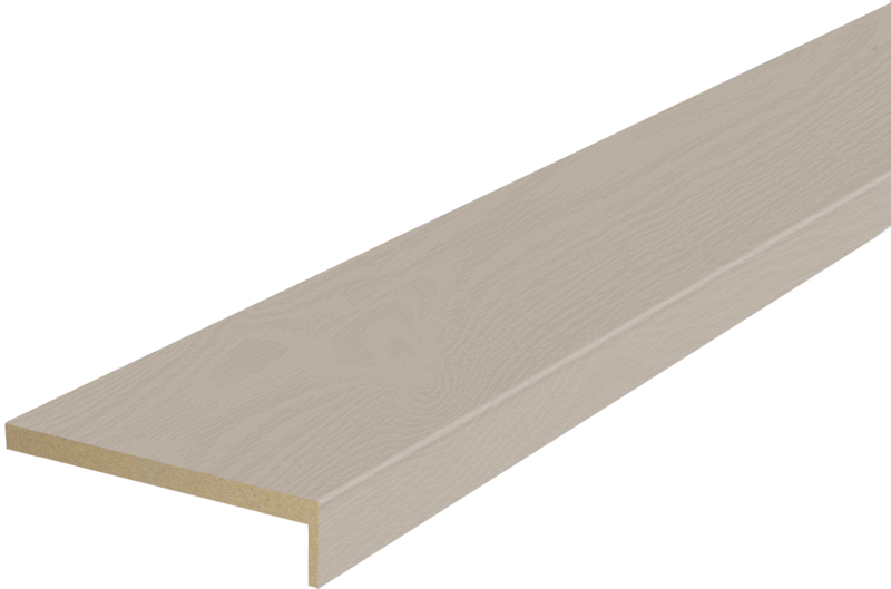 Дверной наличник полипропилен телескопический L (8мм) цвет Темно-серый текстурированный 70х25х2200