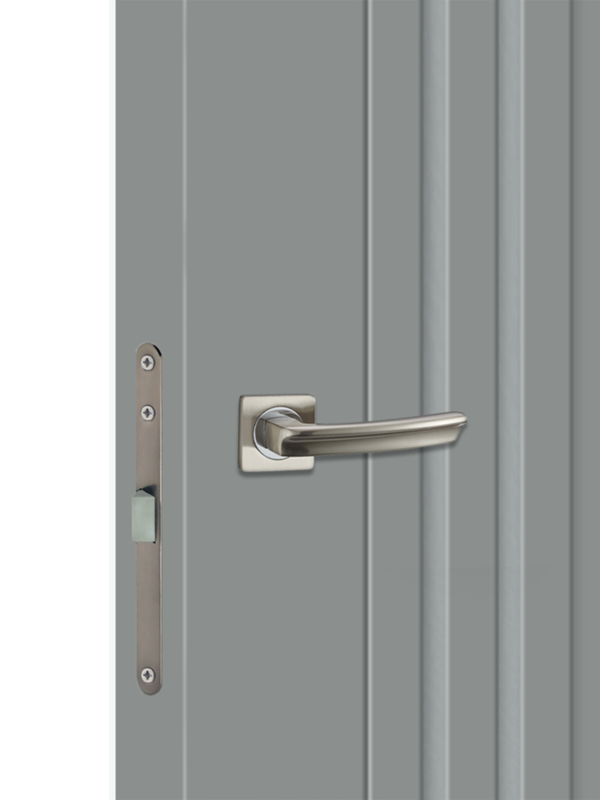 Серый Агат, 600х2000, LR, б/врезки замка и петель, стекло Мателюкс