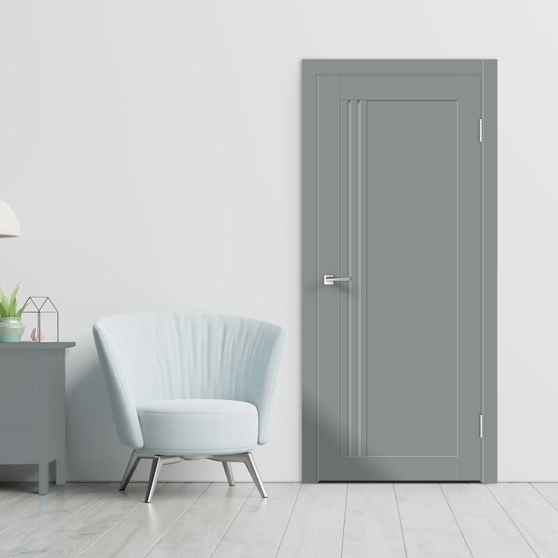 Серый Агат, 800х2000, LR, б/врезки замка и петель, стекло Мателюкс