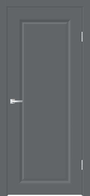 Межкомнатная дверь EMALUX ALTO 21 глухое 4P без притвора Вулкан 600х2000