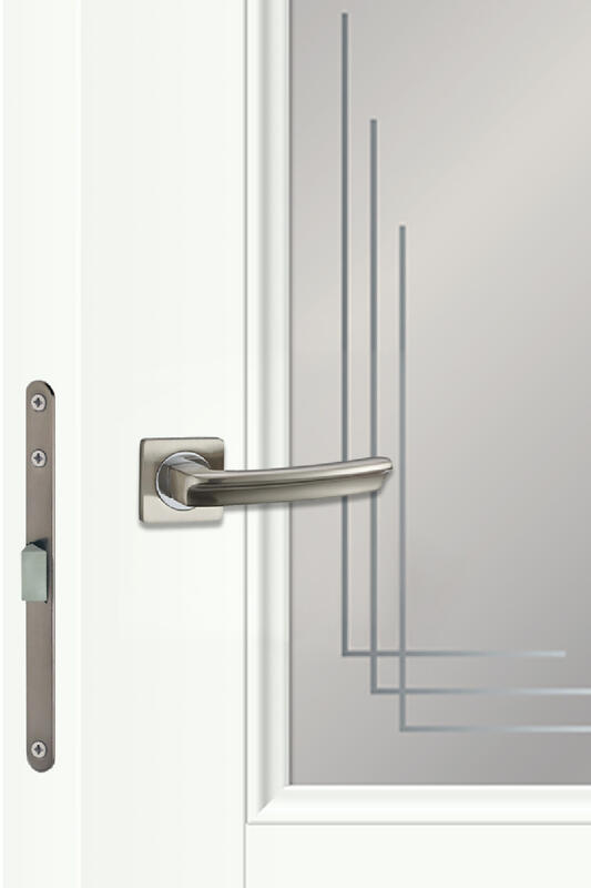 Белый Опал, 700х2000, LR, б/врезки замка и петель, стекло Грани Мателюкс