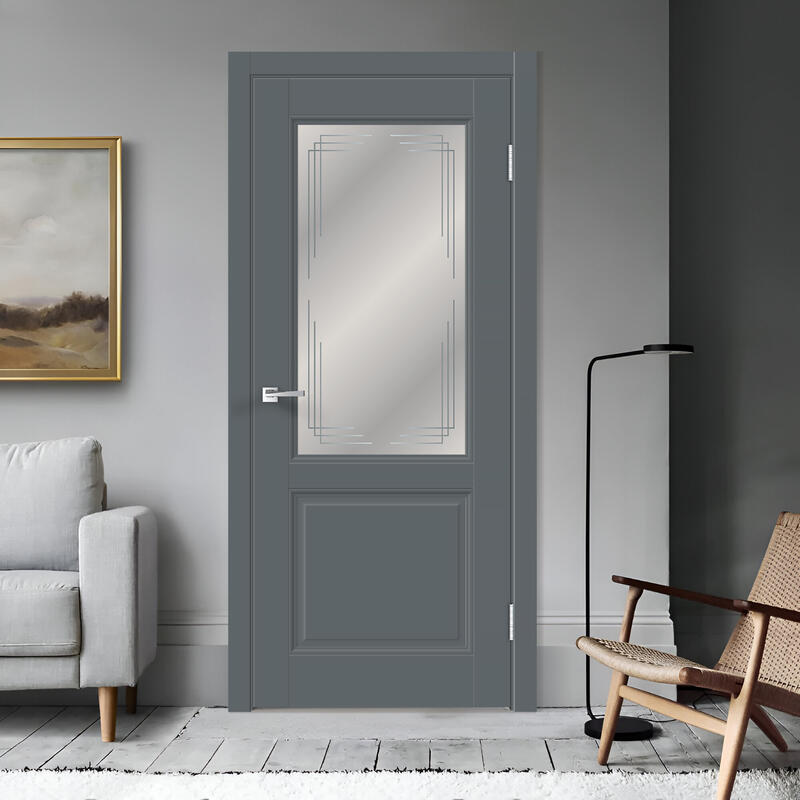 Вулкан, 600х2000, LR, б/врезки замка и петель, стекло Грани Мателюкс