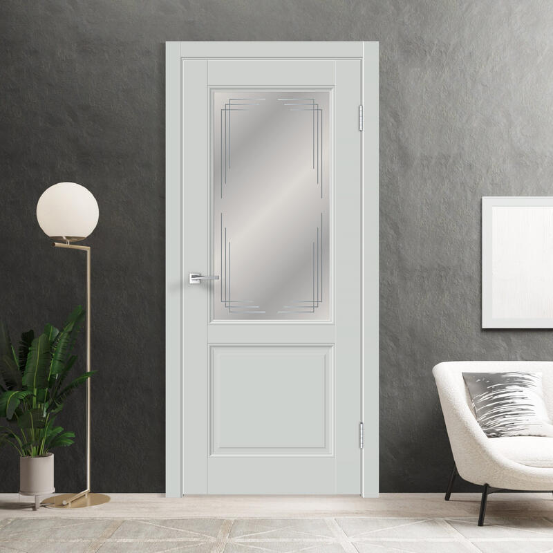 Доломит, 600х2000, LR, б/врезки замка и петель, стекло Грани Мателюкс