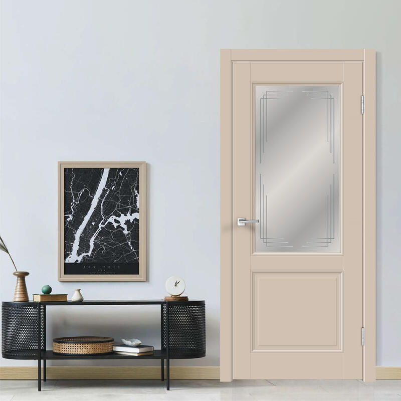 Кварцит, 600х2000, LR, б/врезки замка и петель, стекло Грани Мателюкс