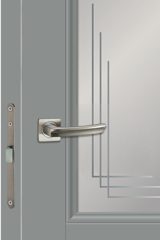 Серый Агат, 600х2000, LR, б/врезки замка и петель, стекло Грани Мателюкс