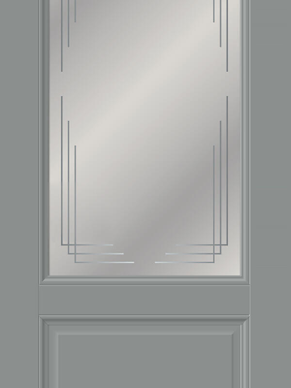 Серый Агат, 600х2000, LR, б/врезки замка и петель, стекло Грани Мателюкс