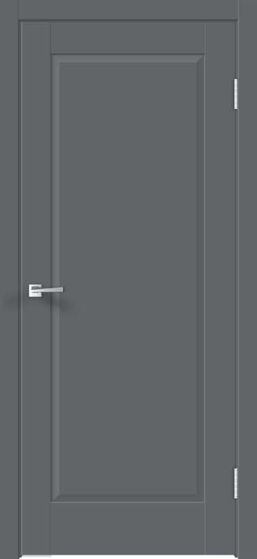 Межкомнатная дверь EMALUX ALTO 4P глухое без притвора Вулкан 600х2000