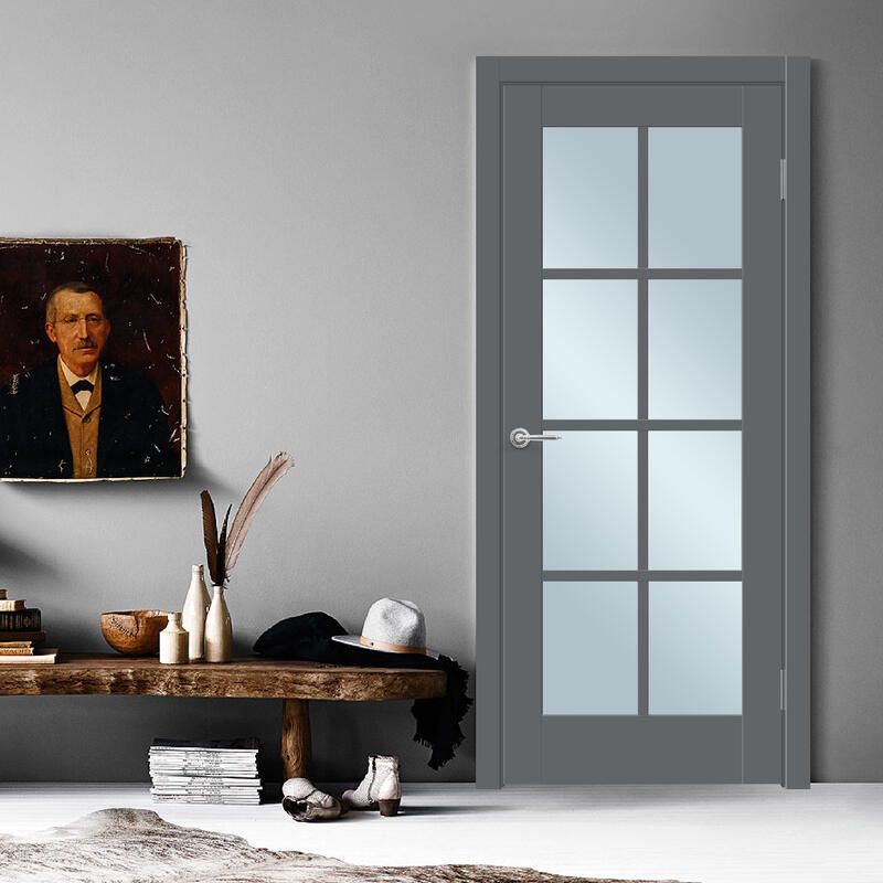 Вулкан, 600х2000, LR, б/врезки замка и петель, стекло прозр.