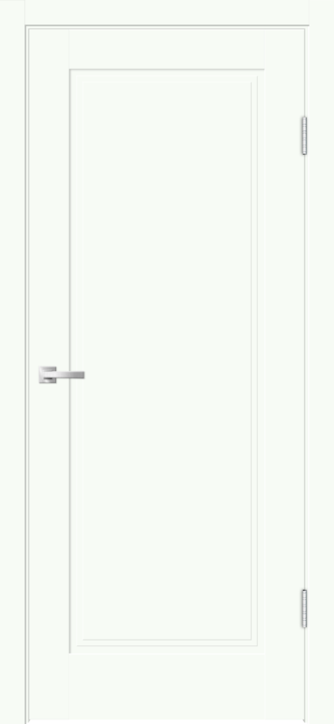 Межкомнатная дверь ЭМАЛЮКС АЛЬТО 22 глухое 4P без притвора Белый опал 600х2000