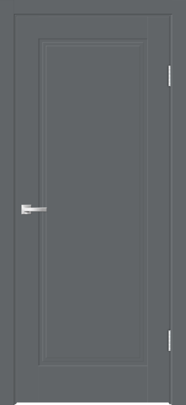 Межкомнатная дверь EMALUX ALTO 22 глухое 4P без притвора Вулкан 600х2000