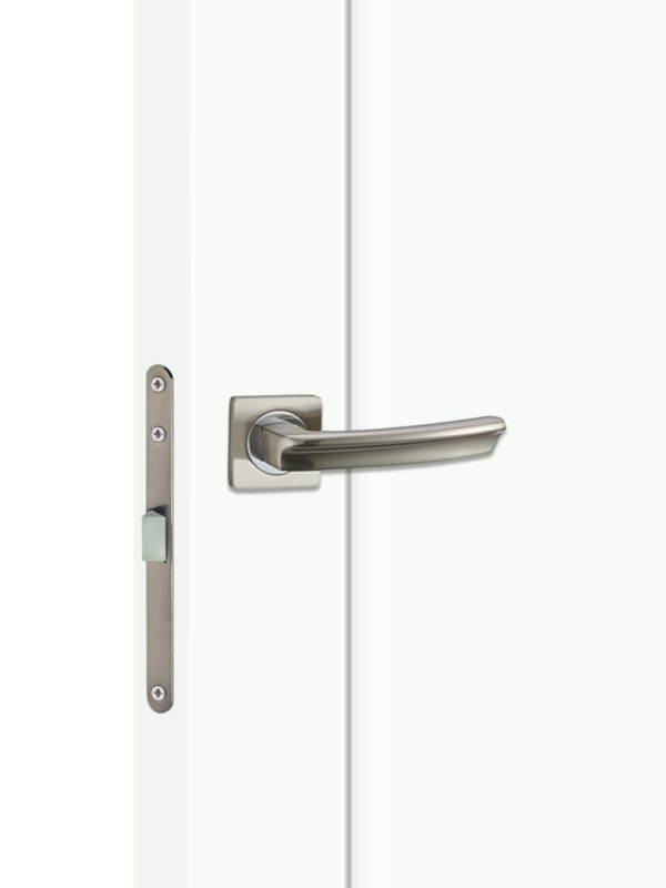 Белый Опал, 800х2000, LR, б/врезки замка и петель, филенка+зеркало