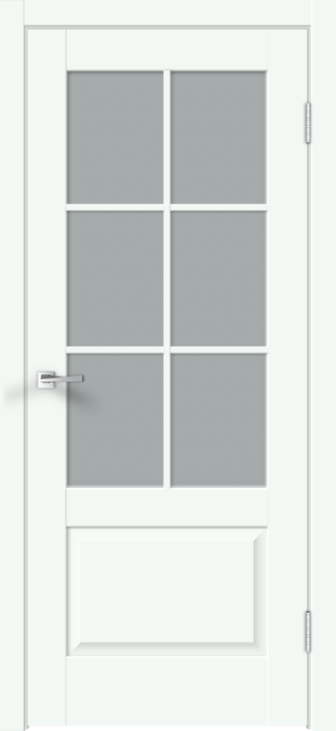 Эльбрус, 800х2000, LR, б/врезки замка и петель, стекло Мателюкс