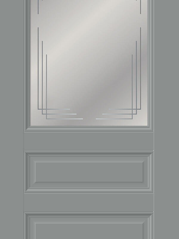 Серый Агат, 600х2000, LR, б/врезки замка и петель, стекло Грани Мателюкс